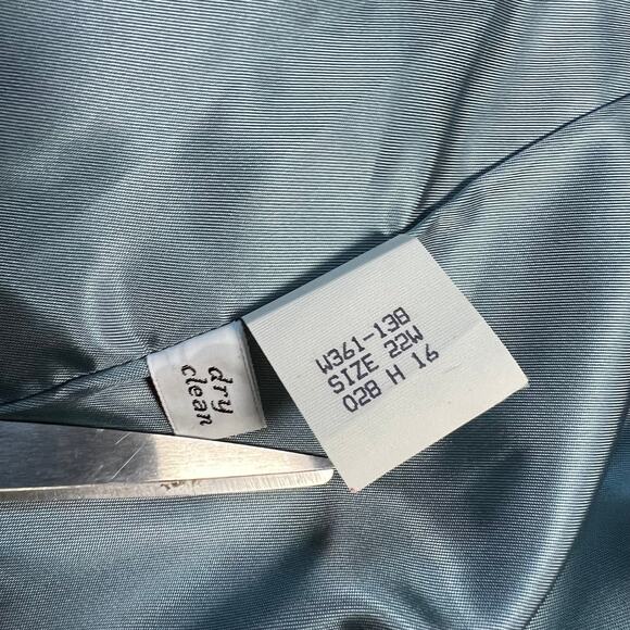 Vintage Pendleton Virgin Wool Blazer Suit Skirt Set Size 22W NEW Modest Business - Picture 7 of 16